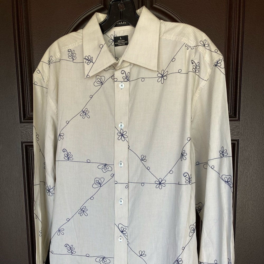 Sean John Men's Long Sleeve Multi Button Up